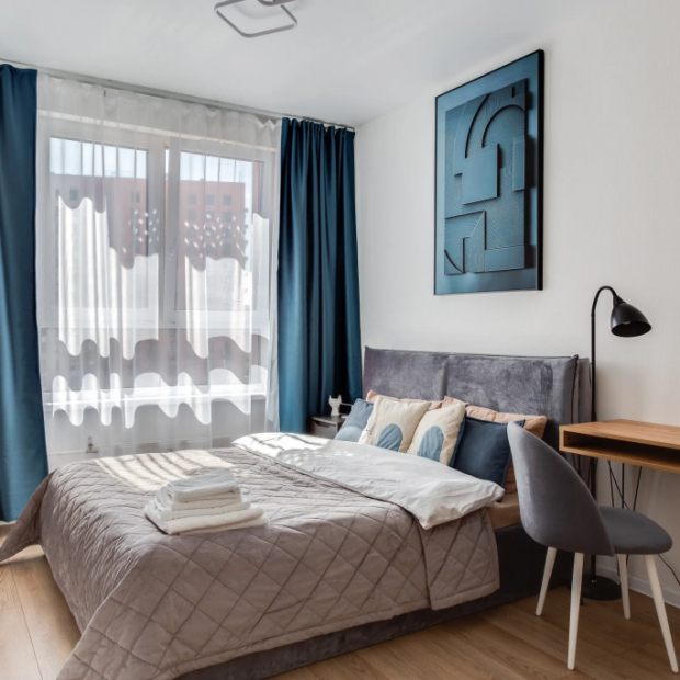 Фотографии квартиры 
            Квартира 1 комнатная в стиле Blue Sky