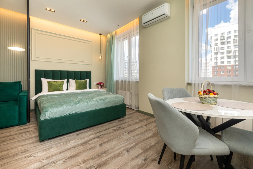 Фотография квартиры Апартаменты «Ментоловое Настроение» в районе ВДНХ «Эстет Апарт»