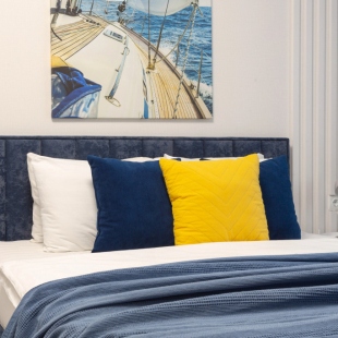 Фотография квартиры Сеть Апартаментов «Атмосфера» | Санторини — Морское Спокойствие И Городская Высота