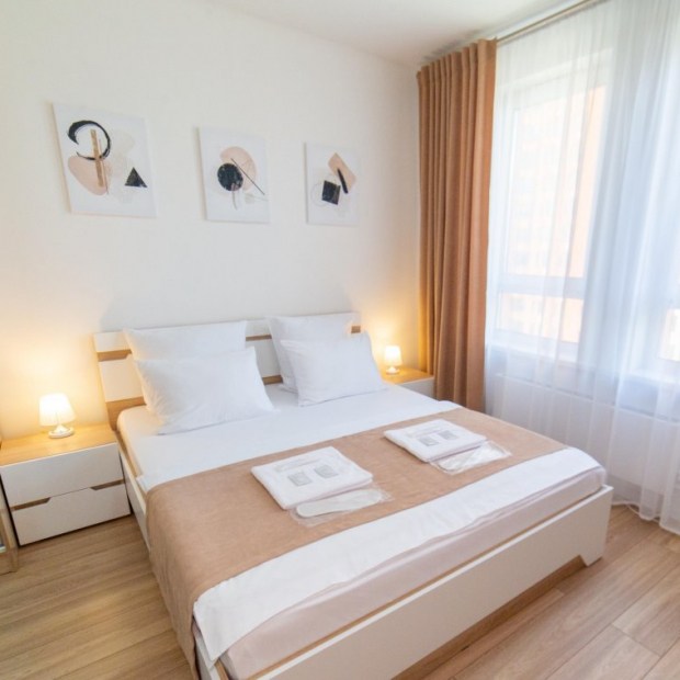 Фотографии квартиры 
            Апартаменты Уютная Студия 65 лет Победы 4/9