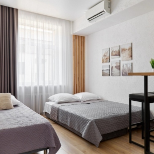 Фотография квартиры Апартаменты Rush in aparts  в самом сердце Казани Своя мини-кухня wifi  бесконтактное заселение