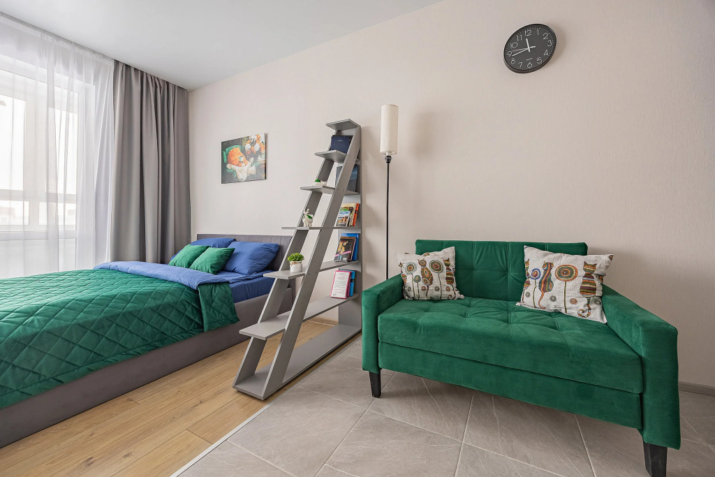 Фотография квартиры Квартира Уютная студия с современным ремонтом до 3 гостей рядом с  центром