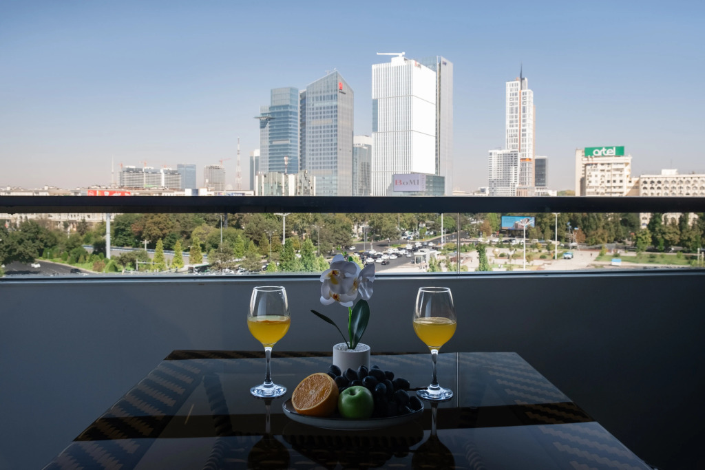 Фотография квартиры Апартаменты Стильные с шикарным видом на город