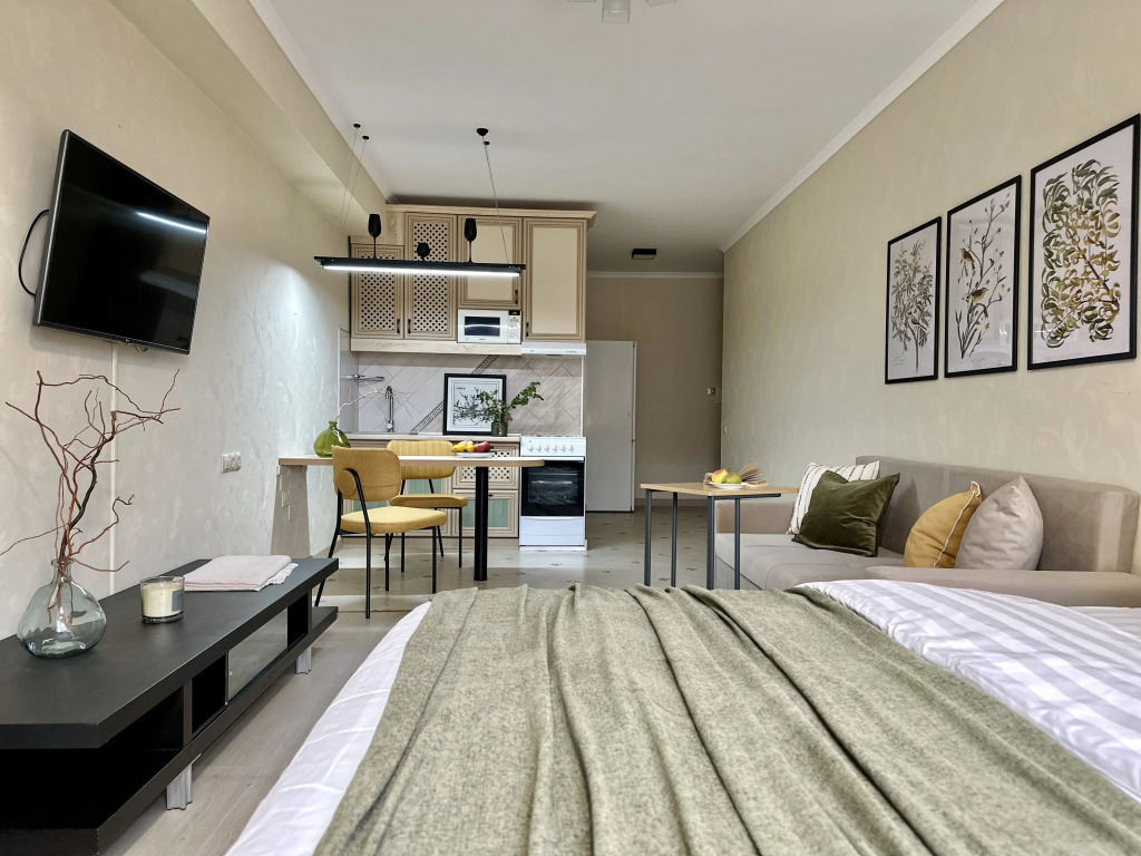 Фотография квартиры Квартира Студия ПЕНИЕ ПТИЦ в центре города