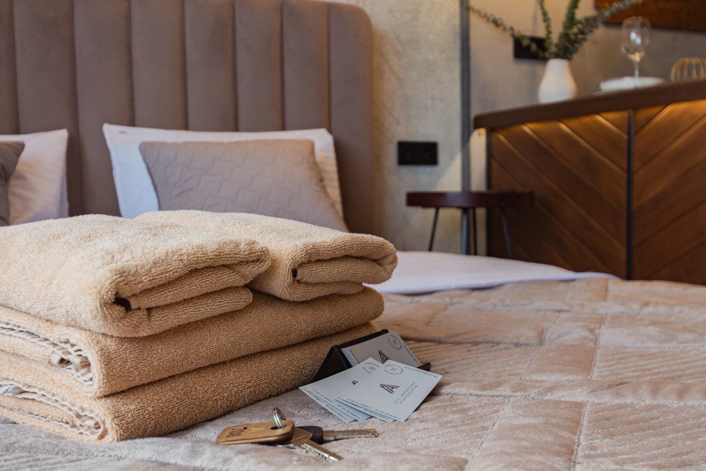 Фотография квартиры Апартаменты Авторские с сезонным бассейном и зоной барбекю