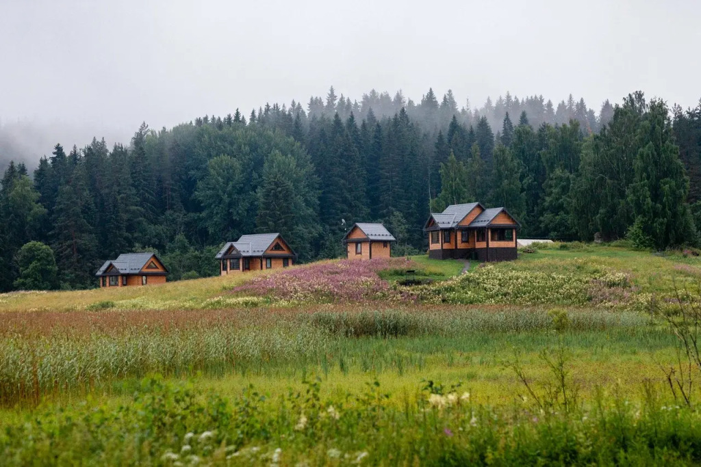 Фотография Коттеджа Частный дом 1 с Видом на Озеро Киркколампи и Собственной Сауной