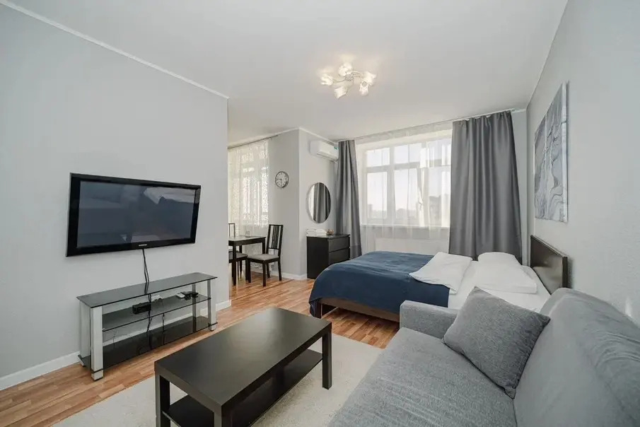Фотография квартиры Апартаменты студия Rooms-ekb с видом на город (25 этаж)