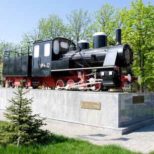 Фотография памятника Узкоколейный паровоз серии 159