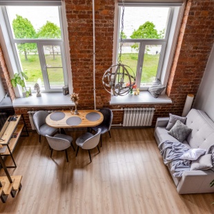 Фотография квартиры Апартаменты комфорт Nine View Studio с видом на Неву