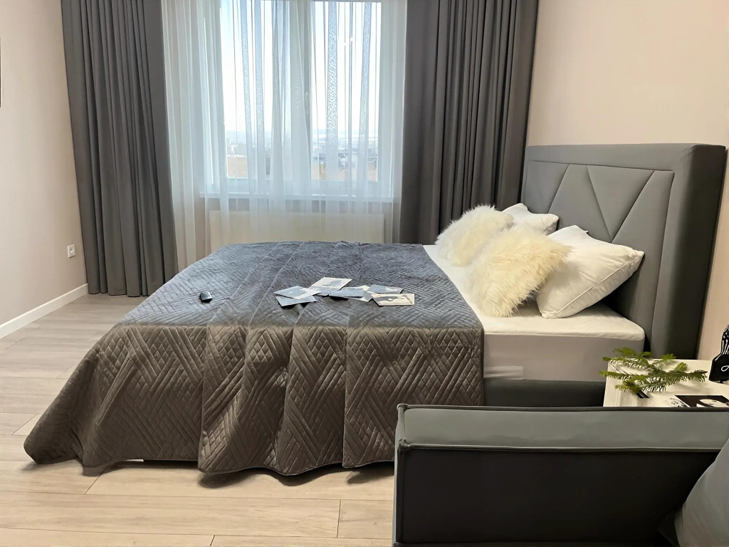 Фотография квартиры Квартира Однокомнатный Лофт с Панорамным Видом на Горы в Центре