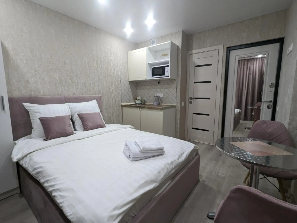 Фотография квартиры Апартаменты RentHome студия Роуз на Южном шоссе у ТЦ Амбар