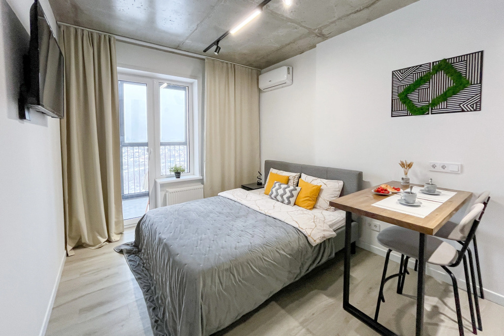 Фотография квартиры Апартаменты Студия Лофт на 24 этаже