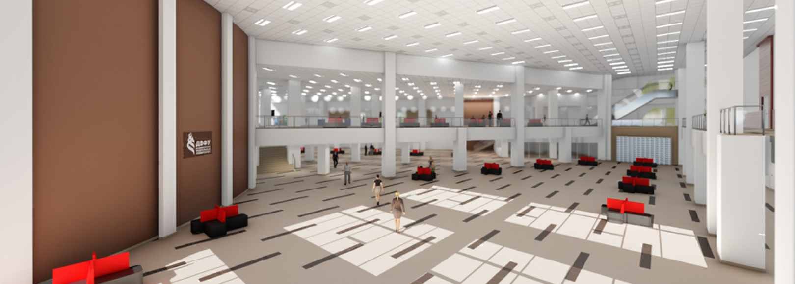 Фотография фойе Холл 5 Конгрессно–выставочного центра ДВФУ