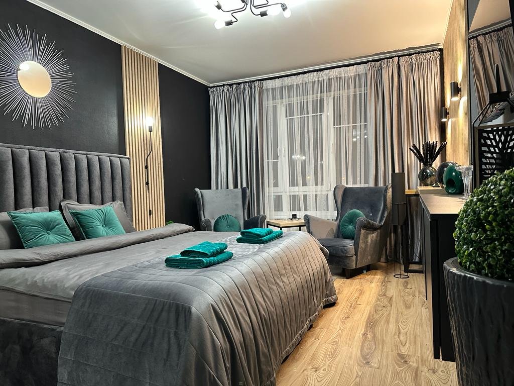 Фотография квартиры Апартаменты кoмфоpт плюс классa Рeаrl blаck