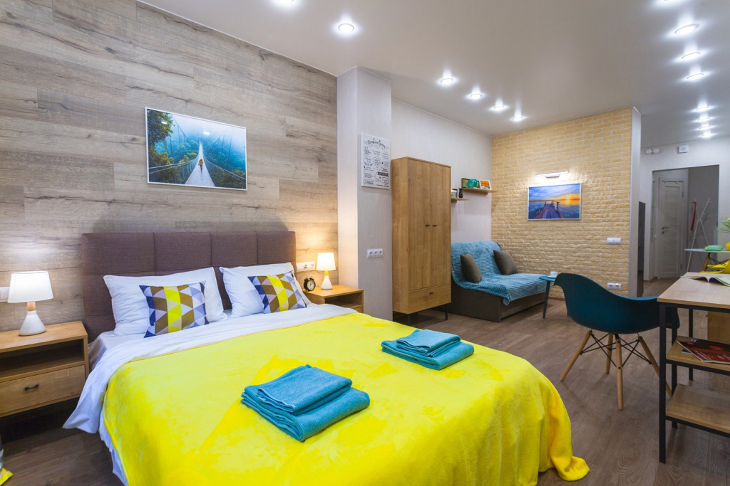 Фотография квартиры Апартаменты Дизайнерская студия в элитном ЖК Граф Орлов