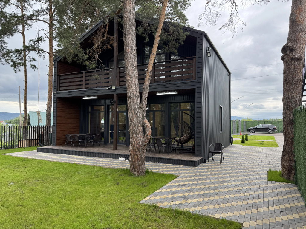 Фотография Коттеджа Частный дом Барнхаус Na_Holme RentPlaza с видом на горы и реку