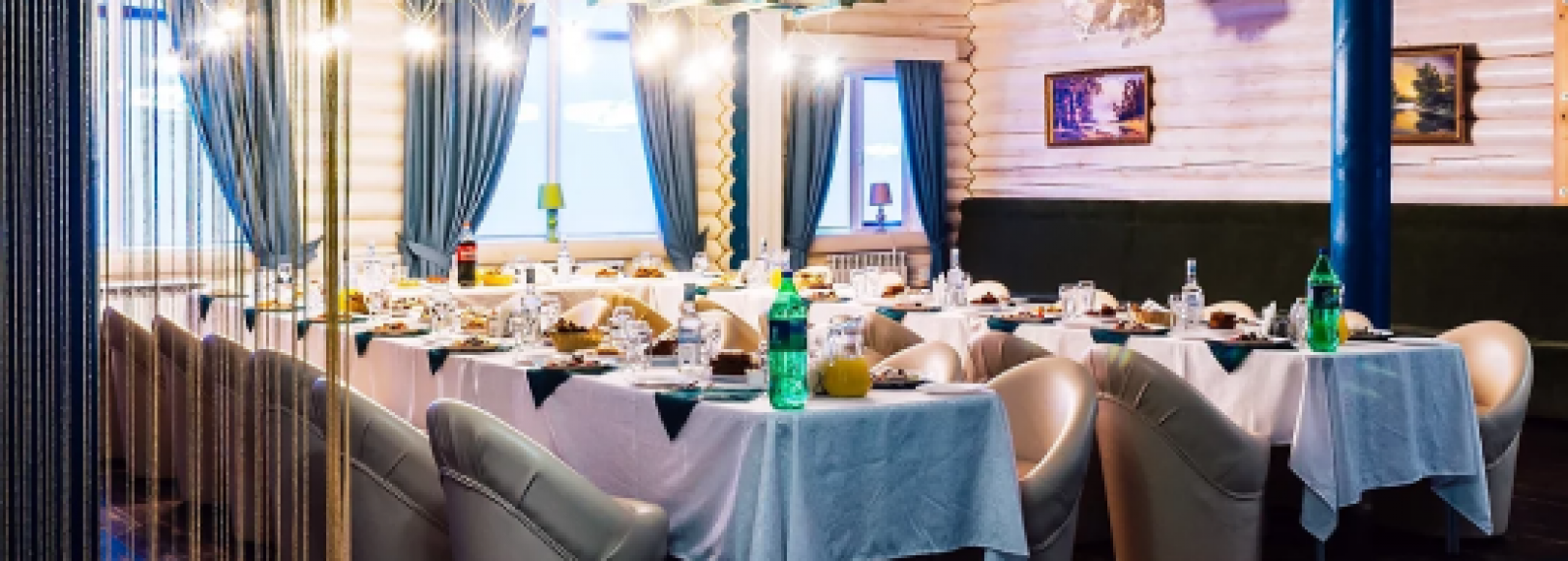 Фотография банкетного зала Зал зимнего ресторана Рыба Пила