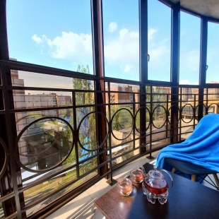 Фотография квартиры Квартира сети Неотель панорамная рядом с ВГУ, памятником Славы