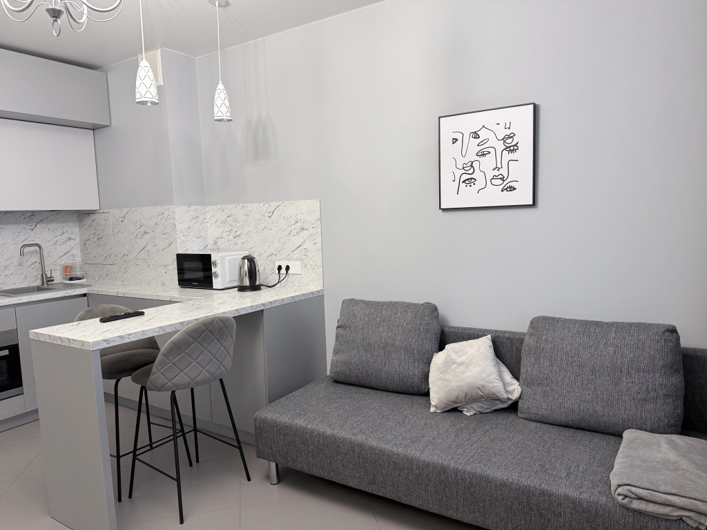 Фотография квартиры Апартаменты в современном ЖК, рядом вокзал, Wi-Fi, 24/7