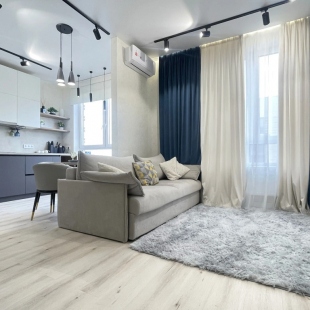 Фотография квартиры Апартаменты MONTY Moscow с видом на Москва Сити и набережную Москва реки