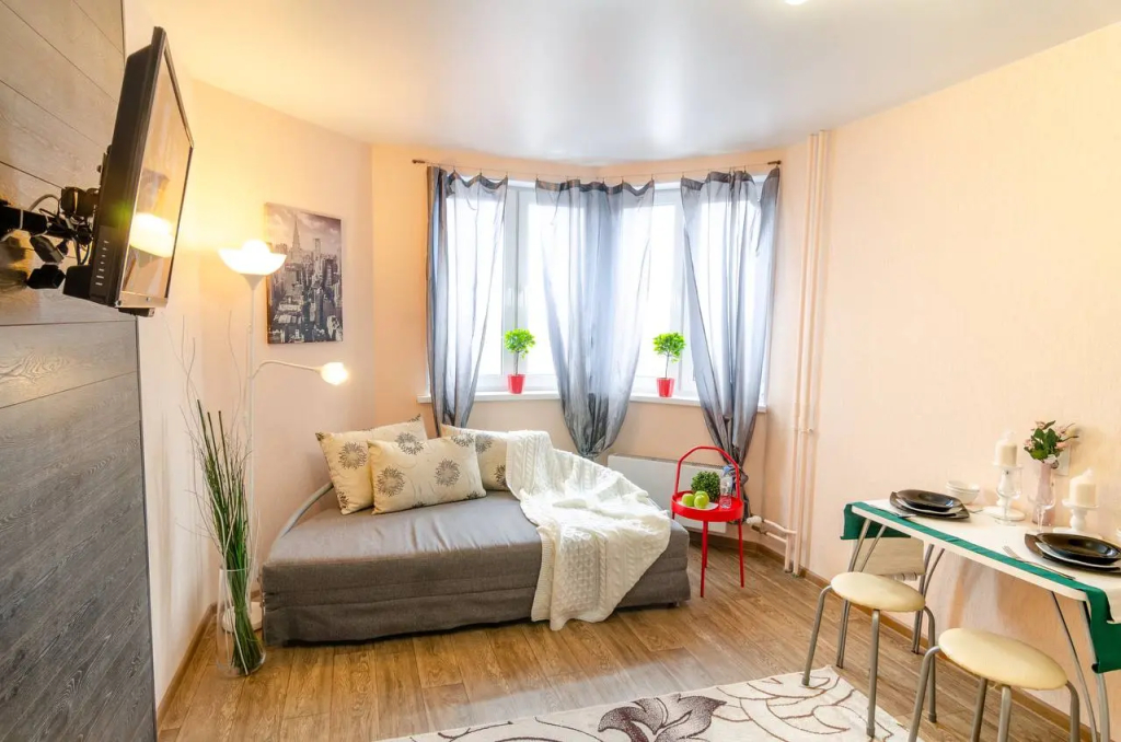 Фотография квартиры Апартаменты  СВЕЖО! Comfort - Уютная Студия В Центре С Видом (8 Этаж)