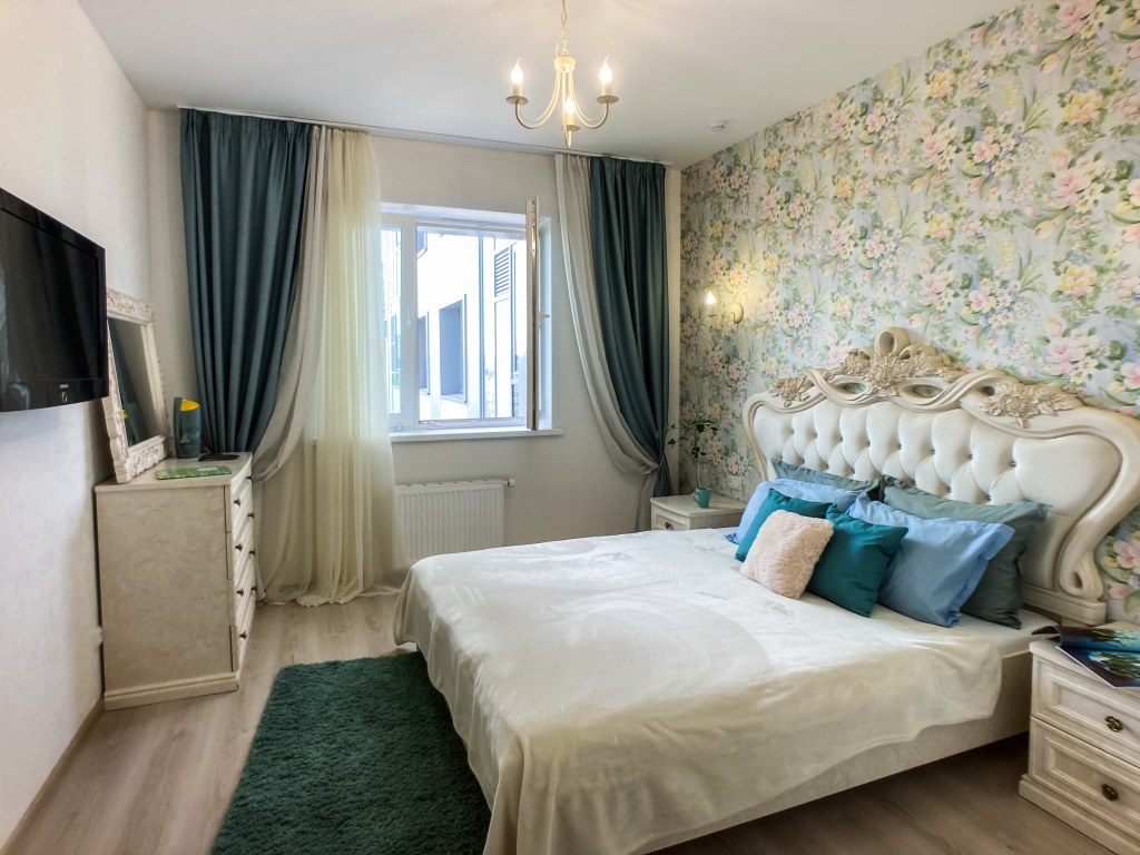 Фотография квартиры Apart59 | Классические двухкомнатные апартаменты SHARMAN с камином