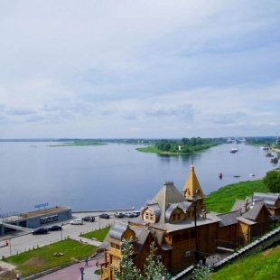 Фотография Набережная Волги в Городце