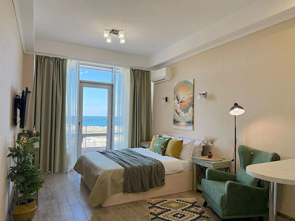 Фотография квартиры АпартаментыАкваделюкс у моря, с бассейном, СПА, пляжем N355