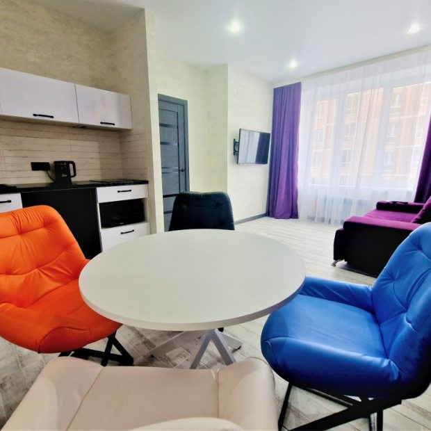 Фотографии квартиры
Апартаменты двухкомнатные в новостройке