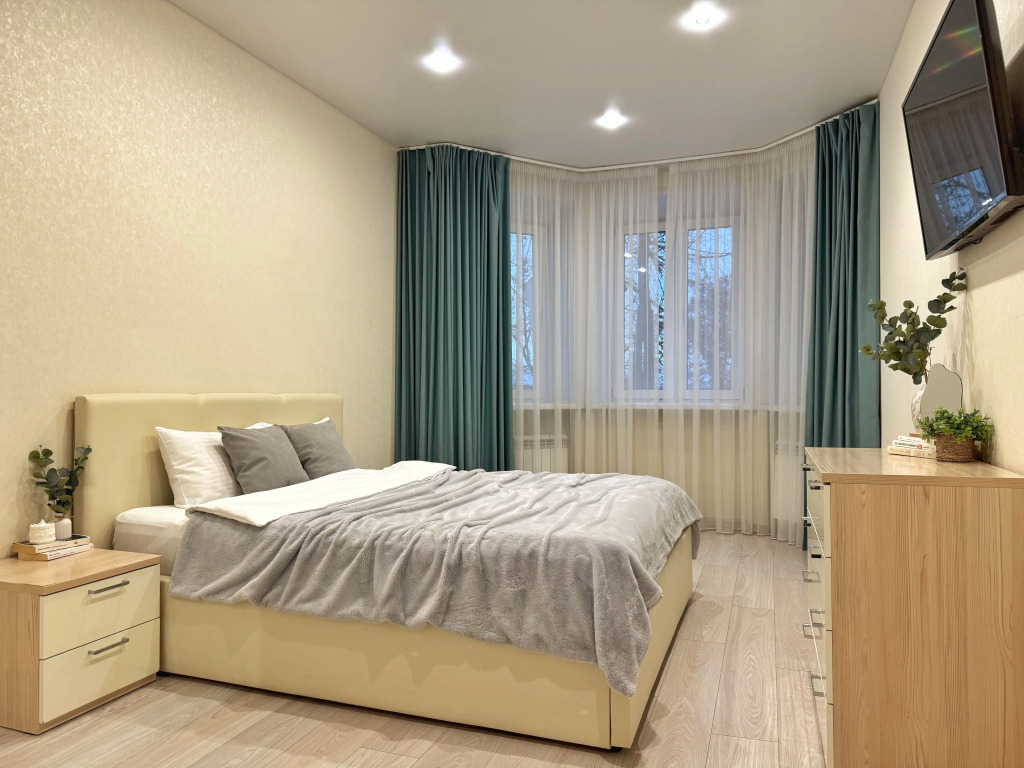 Фотография квартиры Апартаменты Уютные 2к апартаменты 4 человека на Набережной в Центре