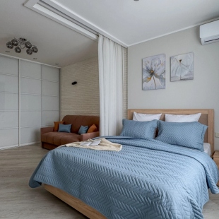 Фотография квартиры Квартира Green FOX в ЖК Лазурный с видом на стадион