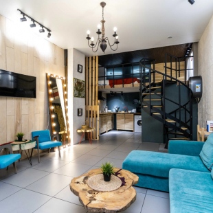 Фотография квартиры Апартаменты Двухуровневая Лофт Студия