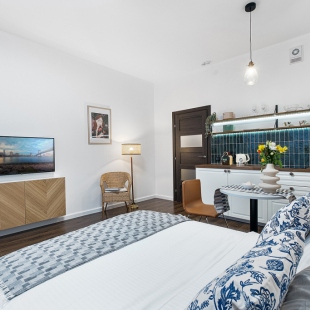 Фотография квартиры Апартаменты F-Apart светлые и современные