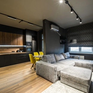 Фотография квартиры Апартаменты евротрёхкомнатные Stepanenkov в стиле лофт на Горького 24