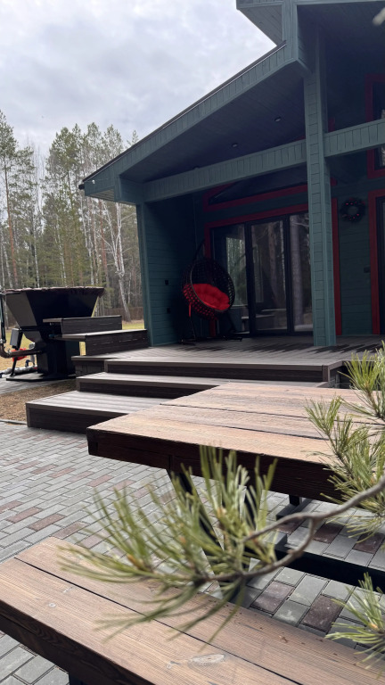 Фотография Коттеджа Частный дом Зеленая хижина