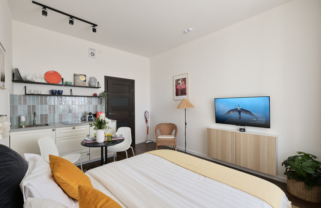 Фотография квартиры Апартаменты F-Apart с панорамным видом на Лахта Центр