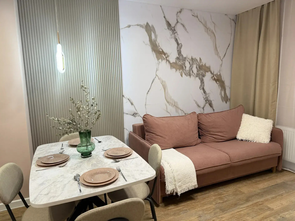 Фотография квартиры Квартира Евро 2К BeGuest с балконом на Отрадной 1 для 4 гостей