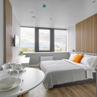 Фотография квартиры Апартаменты Myhome Yourhome в Апарт Комплексе 25к7 Заневский