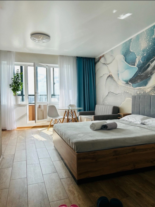 Фотографии квартиры
Апартаменты Студия на 13 этаже в ЖК Манхэттен