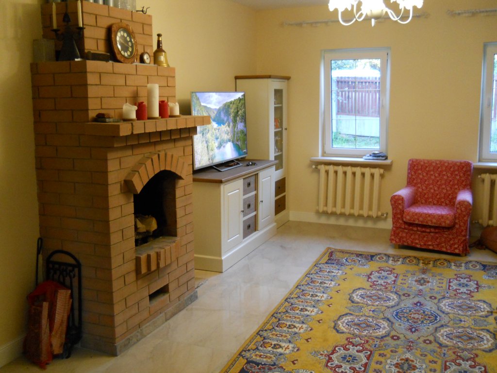 Фотография Коттеджа Частный дом с камином на берегу реки