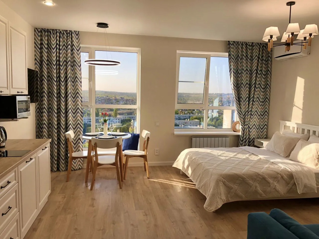 Фотография квартиры Квартира Уютная cтудия в дoме комфорт-клaсcа Рoманoв New Life