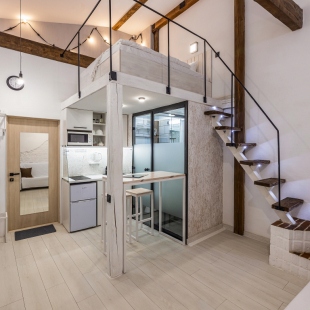 Фотография квартиры Апартаменты Лофт 4 Двухуровневые на Грузинской Улице 41А