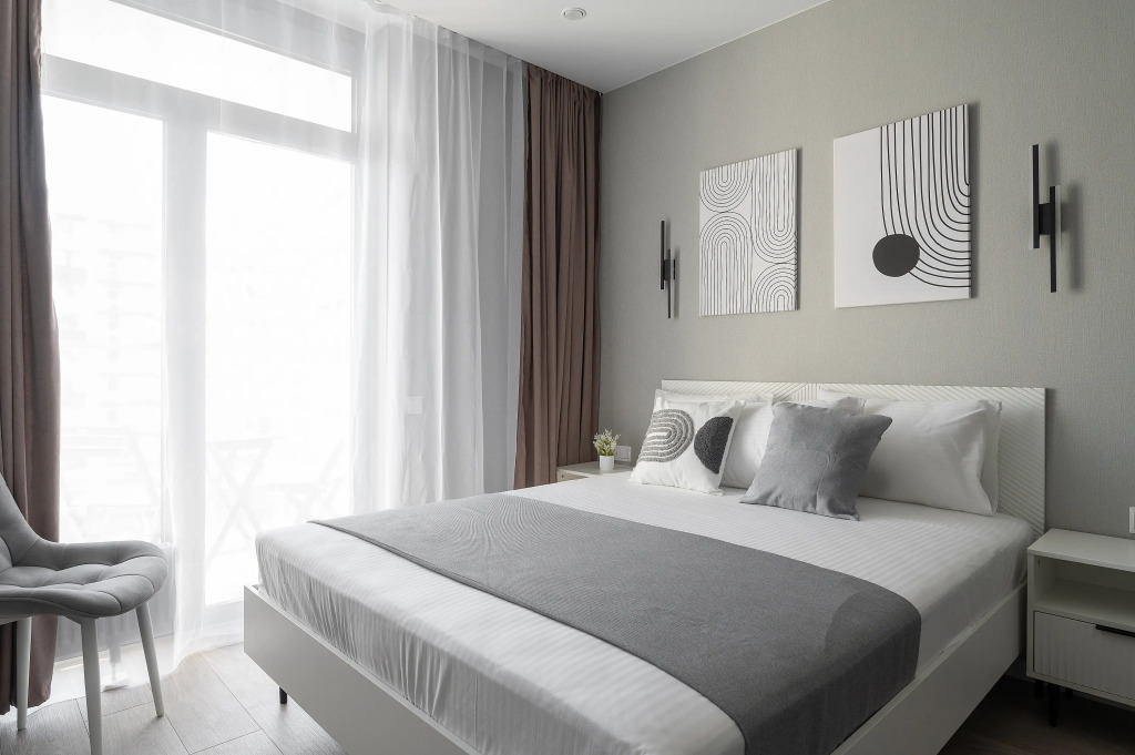 Фотография квартиры Апартаменты Обсидиан с видом на горы от УК Атмосфера