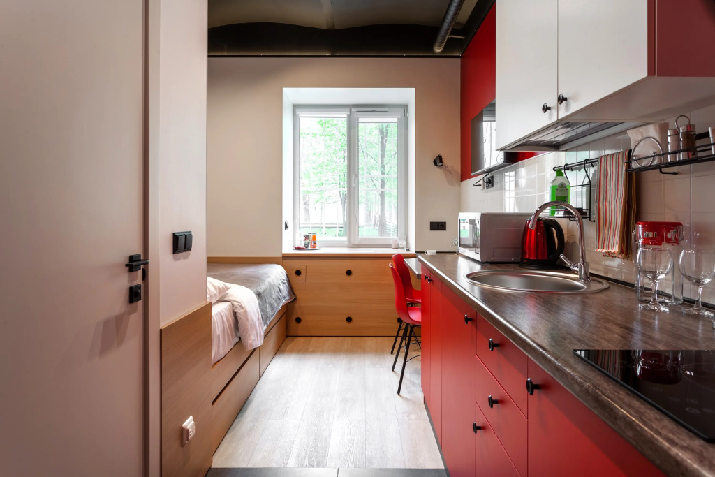 Фотография квартиры Апартаменты Happy Rooms Red