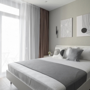 Фотография квартиры Апартаменты Обсидиан с видом на горы от УК Атмосфера