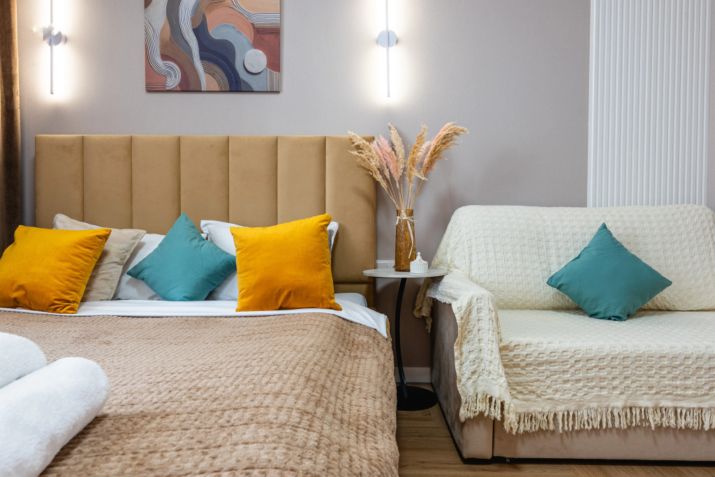 Фотография квартиры Апартаменты Twix в ЖК Меридиана центр города (77)