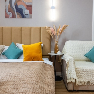 Фотография квартиры Апартаменты Twix в ЖК Меридиана центр города (77)