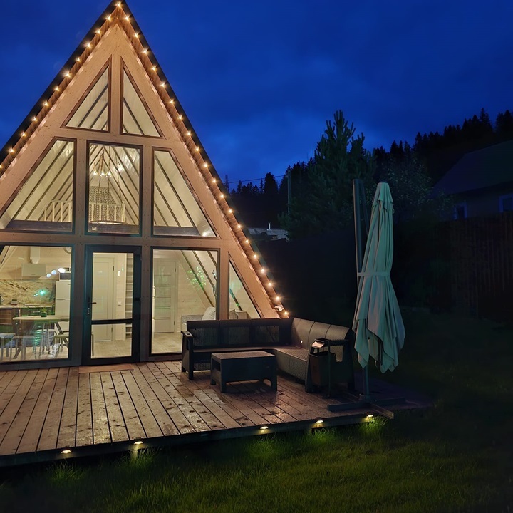 Фотография Коттеджа Частный Дом A-Frame Синильга