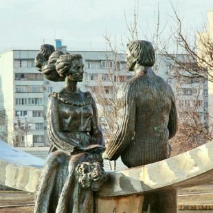 Фотография памятника Скульптурная композиция Любовь