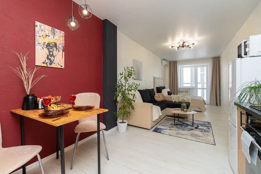 Фотография квартиры Апартаменты Happy House - Студия с видом на Иртыш